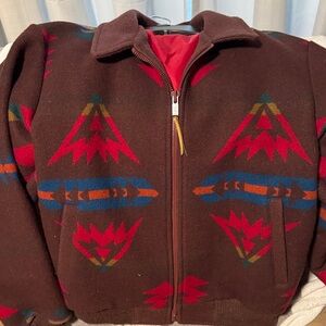 Pendleton Brown Jacket with Red Lining